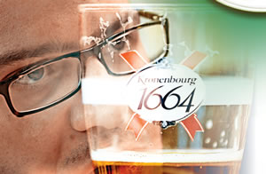 據嘉士伯去年第三季全球業績顯示，Kronenbourg 1664有一成增長。