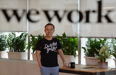 WeWork大中華區總經理艾鐵成指，大中華區是其品牌相當看重的市場。