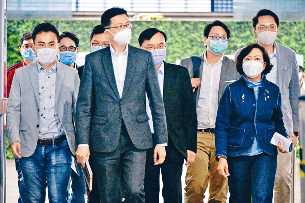 工聯會昨與特首林鄭月娥會面，為第二輪防疫抗疫基金提出建議。 　