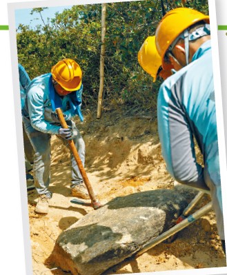 香港建造學院將「手作步道」納入培訓工種，為學生提供兩天理論及1個月實務訓練。